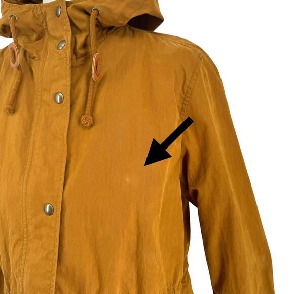 Madewell Dispatch Jacket S Brown AJ076 Canvas Duck Cloth Military Style Durable - Picture 7 of 15